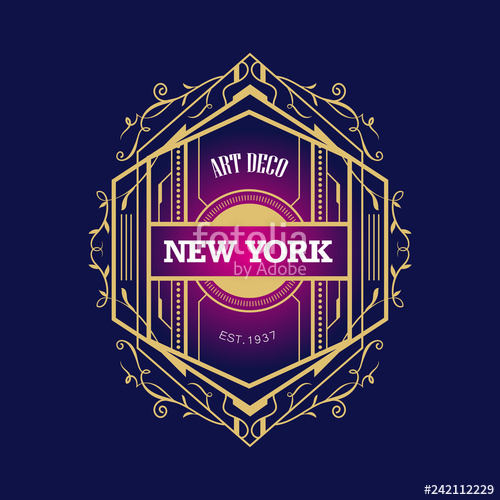 500x500 Whiskey Label Art Deco Retro Design Badge Modern Vintage Vector