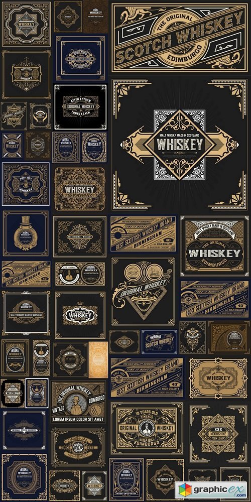 Whiskey Label Vector at Vectorified.com | Collection of Whiskey Label ...