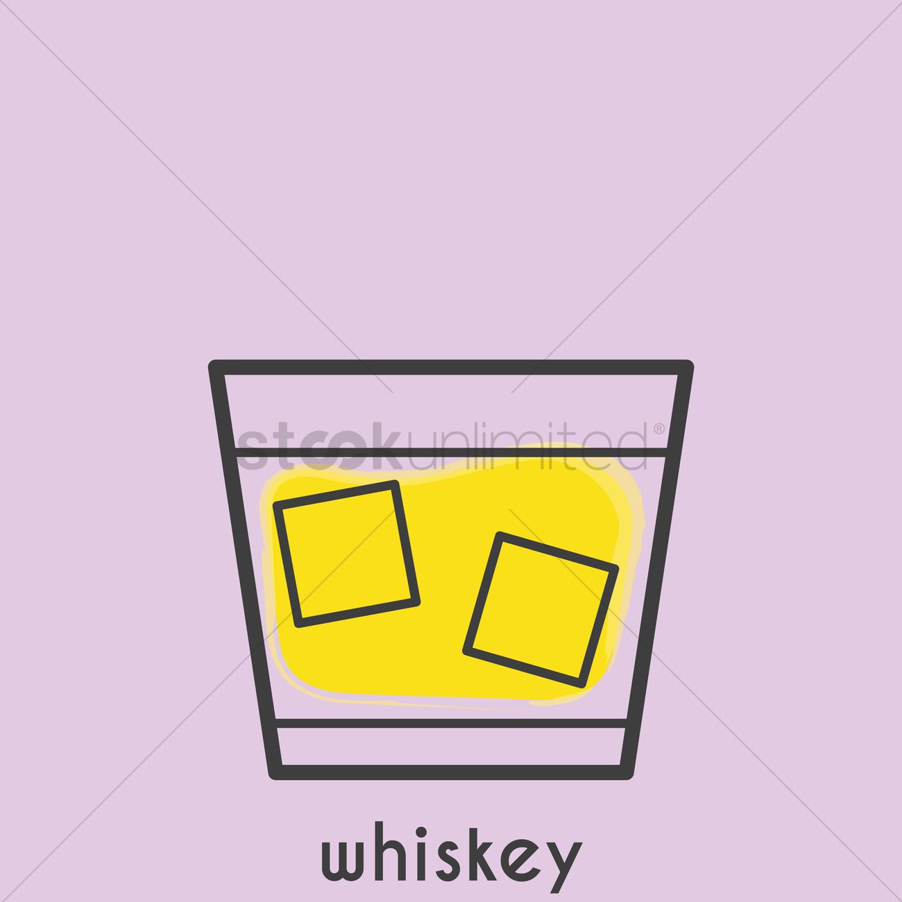 1300x1300 Whiskey Vector Image