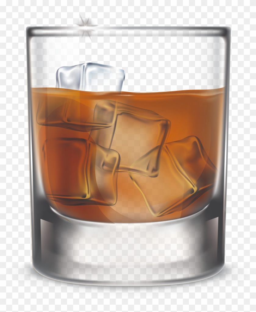 840x1024 Whiskey Vector Old Fashioned Glass