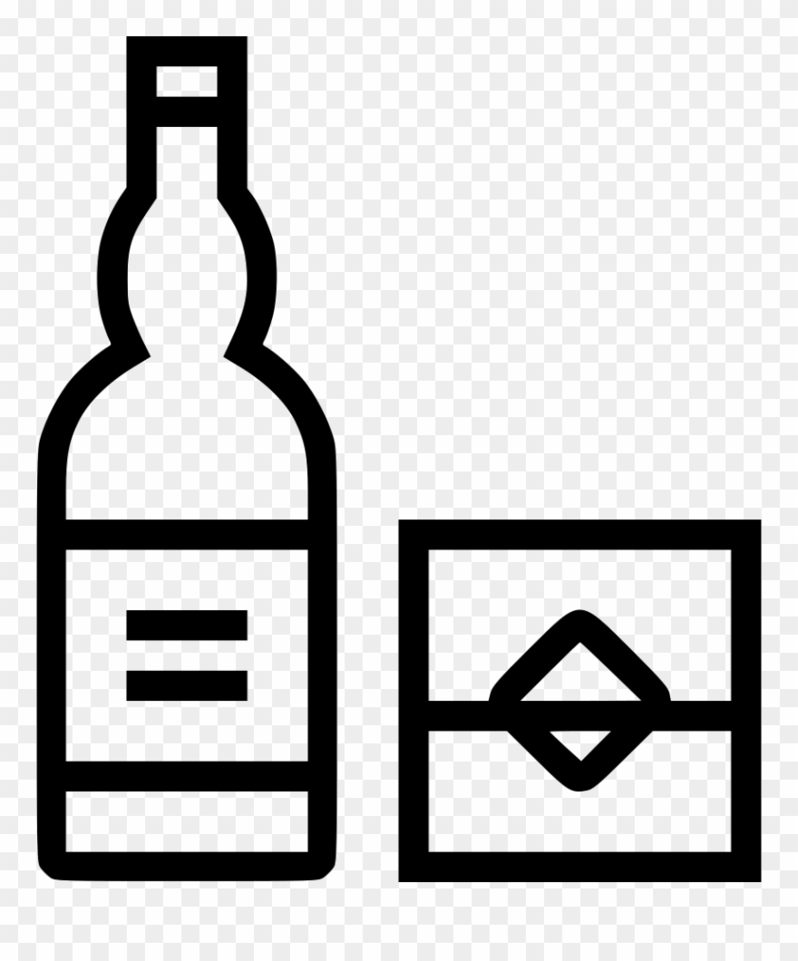 880x1060 Whiskey Vector Clipart