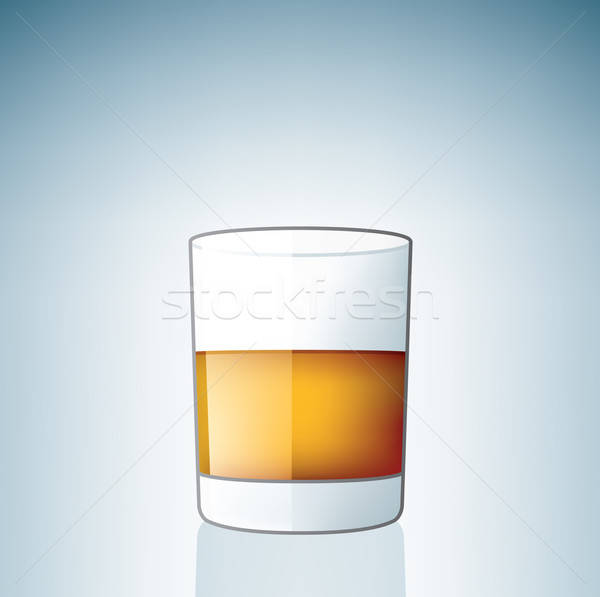 600x597 Scotch Whiskey Glass Vector Illustration Vectorminator
