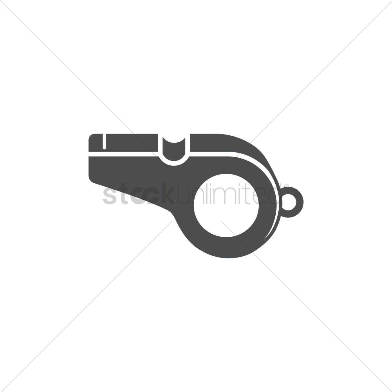 Referee Whistle Vector Image 1300x1300 Referee Whistle Vector Image