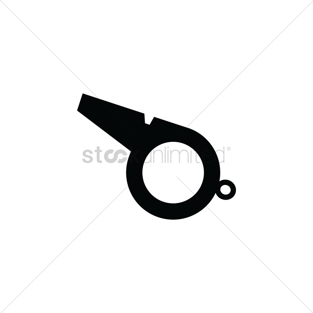 Whistle Vector Image 1300x1300 Whistle Vector Image