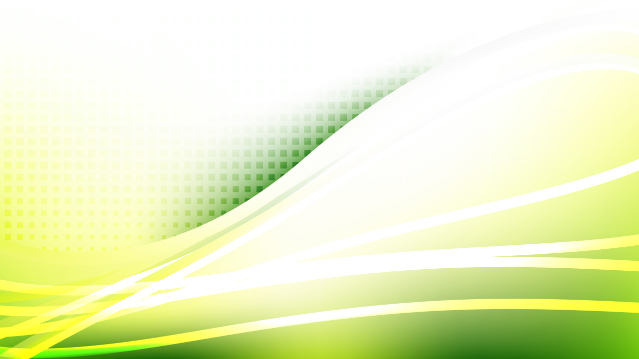1280x720 Green Yellow And White Abstract Background Vector