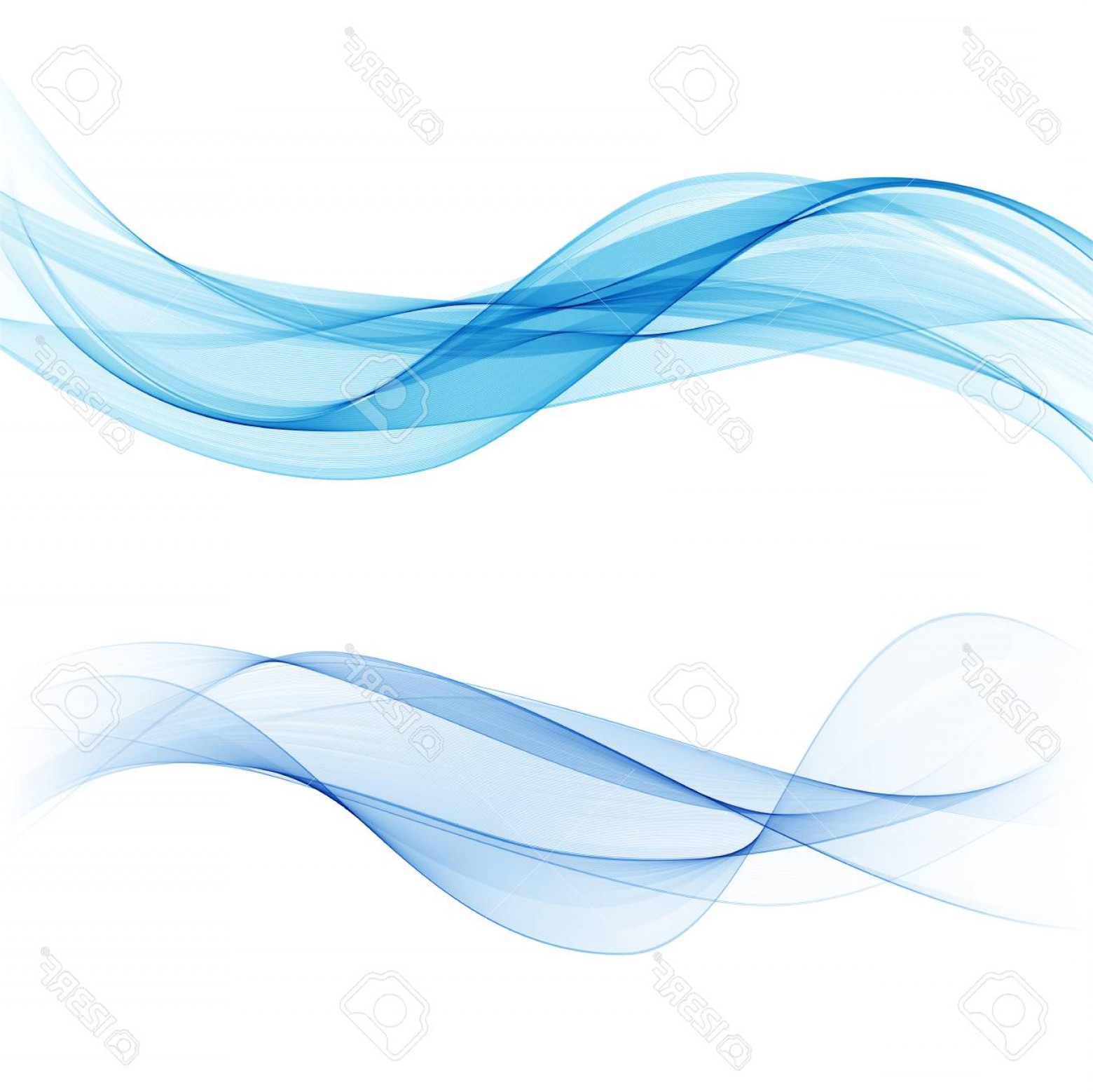 1560x1558 Photoblue Transparent Wave Abstract Background Vector Water Wave