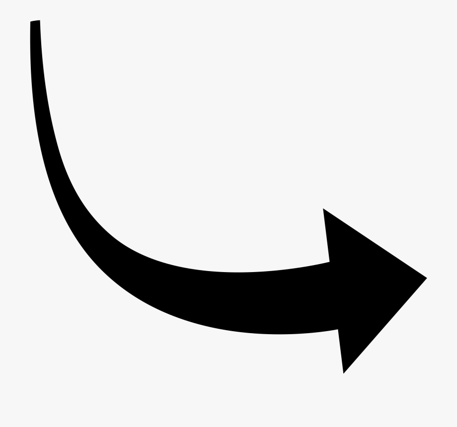 920x860 Corves Clipart Arched Curved Arrow Clip Art