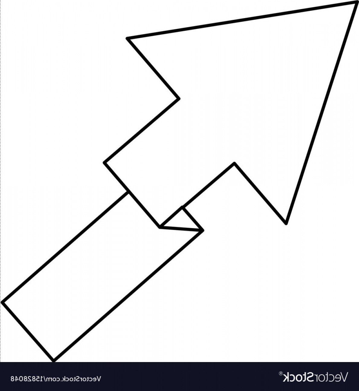 1189x1296 Flat Design Zig Zag Arrow Icon Direction Sign Vector Savoyuptown