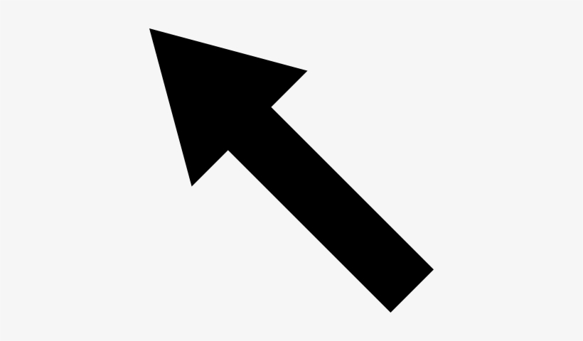 820x480 Up Left Arrow Vector