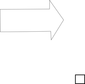298x297 White Arrow Clip Art