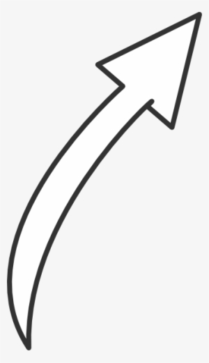 300x520 White Arrow Png, Free Hd White Arrow Transparent Image
