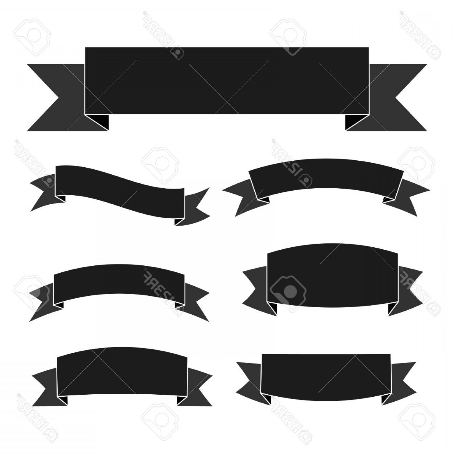 Ribbon Banner Template Black And White Handandbeak 1560x1560 Ribbon Banner Template Black And White Handandbeak