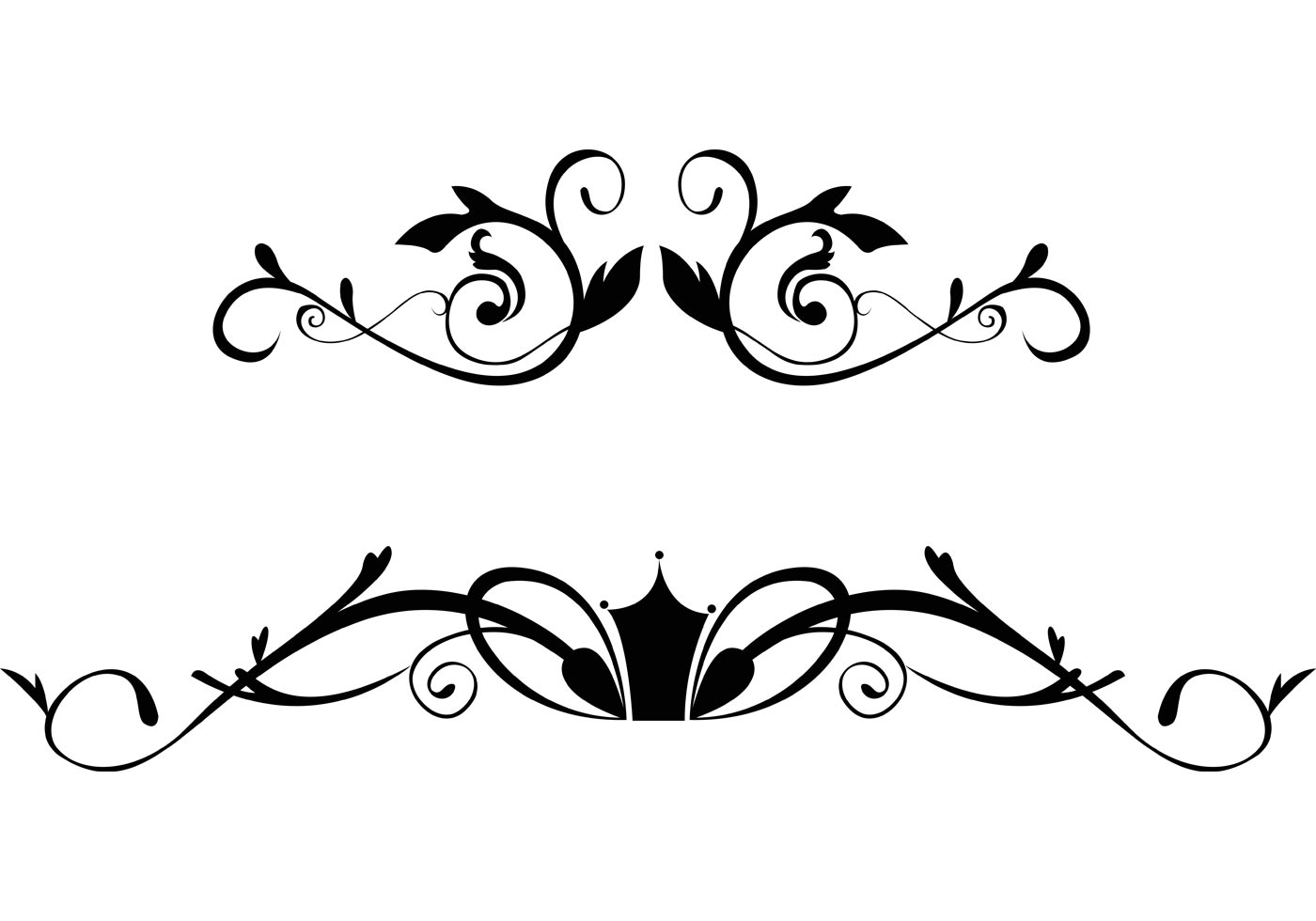 Vine Border Free Vector Art 1400x980 Vine Border Free Vector Art