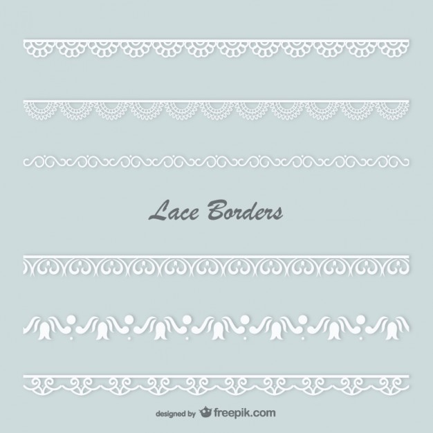 White Lace Borders Vector Free Download 626x626 White Lace Borders Vector Free Download