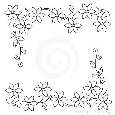 Black And White Design Border 400x400 Black And White Design Border