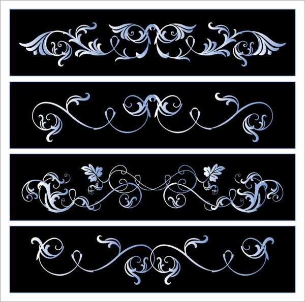 Black And White Floral Border Vector Free Vector In Encapsulated 600x595 Black And White Floral Border Vector Free Vector In Encapsulated