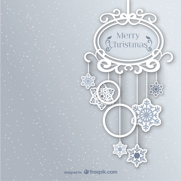 626x626 Vintage White Christmas Ornament Vector Free Vector Download