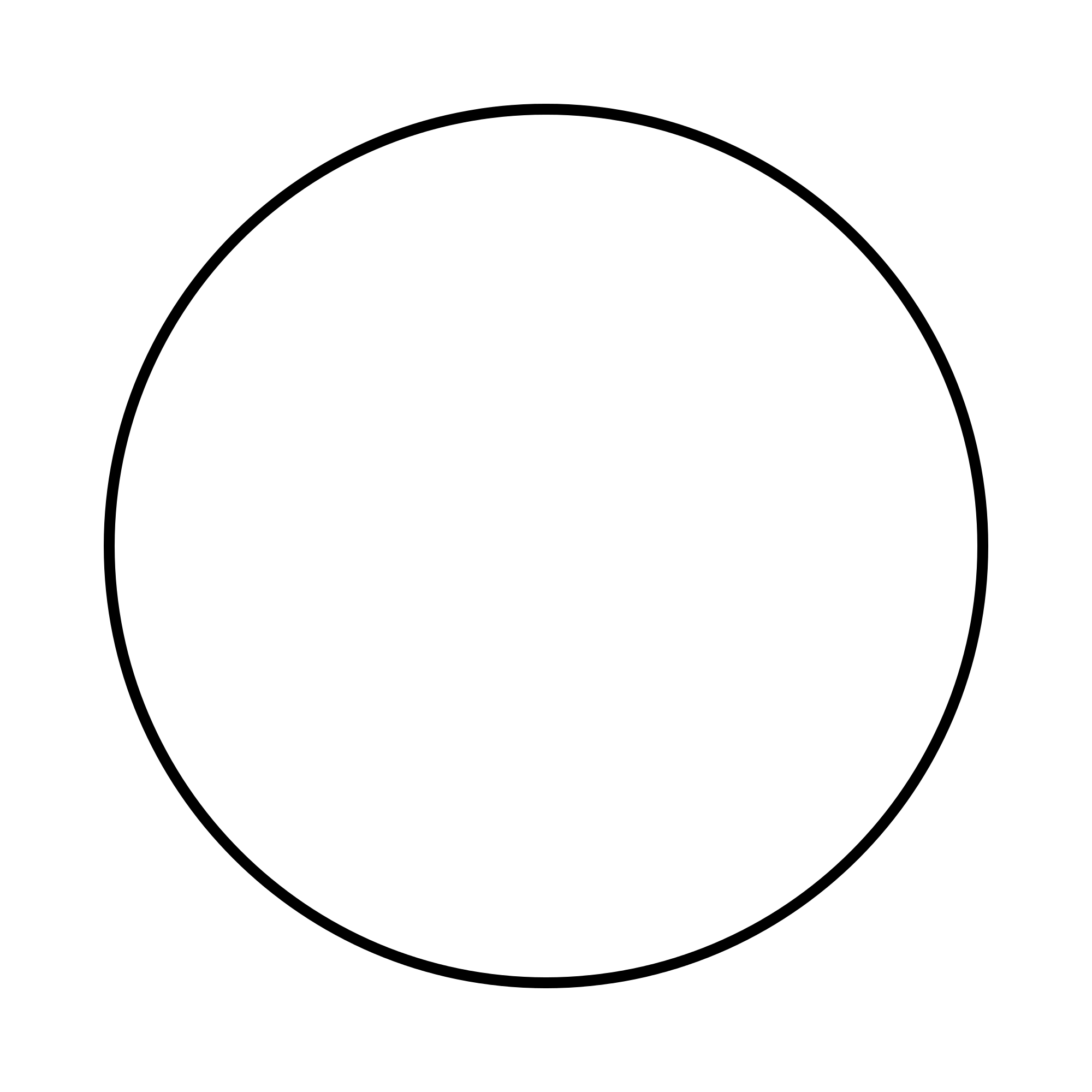 white circle