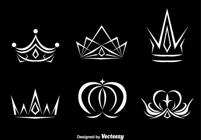 700x490 White Crown Logo Vectors