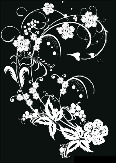 White Flower Vector