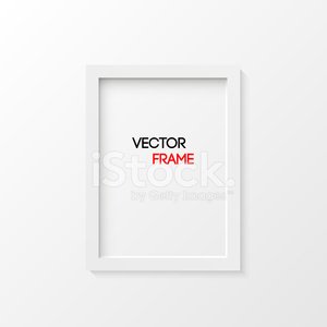 300x300 White Frame Vector Illustration Premium Clipart