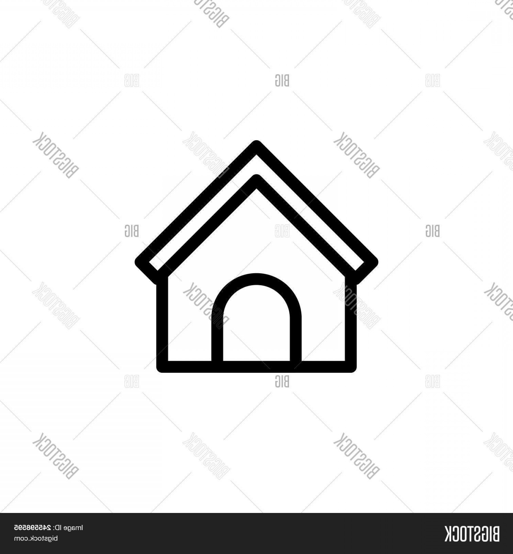 Stock Vector Dog House Vector Icon On White Background Dog House 1800x1944 Stock Vector Dog House Vector Icon On White Background Dog House