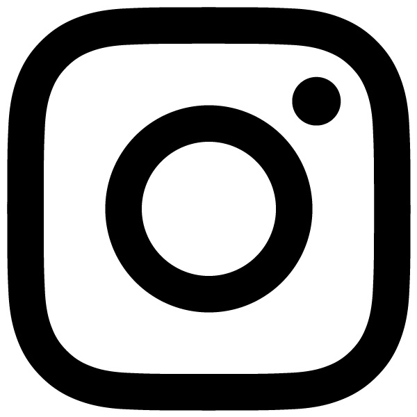 600x600 Instagram Logo Clipart Black And White