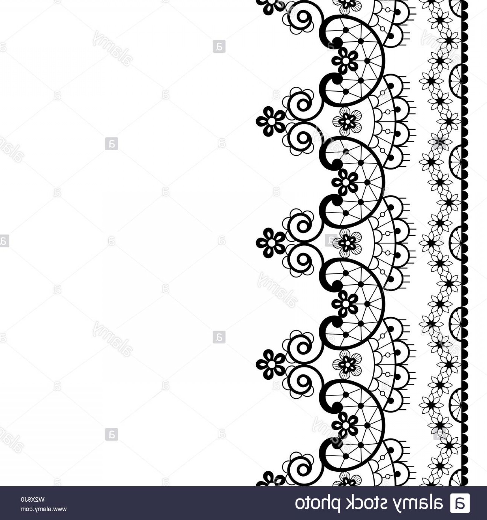 White Lace Border Vector at Vectorified.com | Collection of White Lace ...