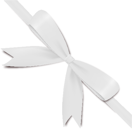 White Ribbon Vector
