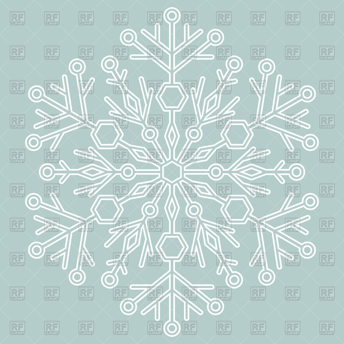 1200x1200 Round White Snowflake Vector Image Of Backgrounds, Textures