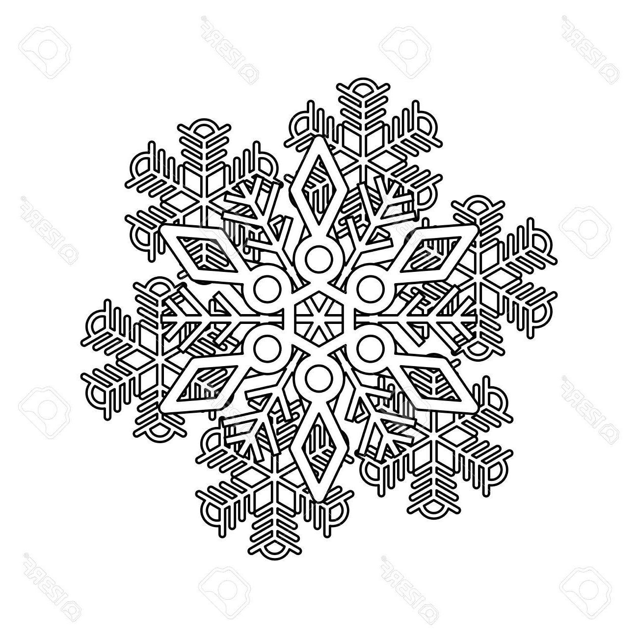 1300x1300 Top White Snowflake Vector Art Images Free Vector Art, Images