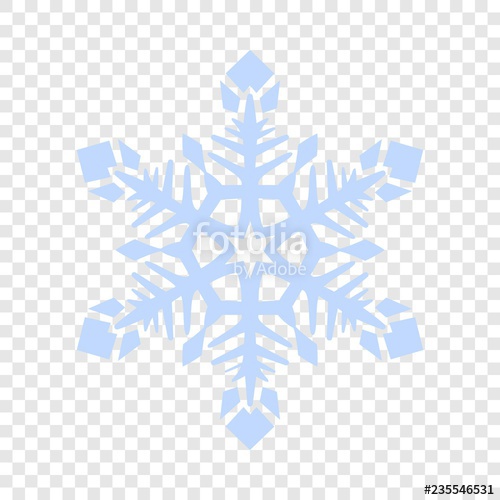 500x500 White Snowflake Icon Flat Illustration Of White Snowflake Vector
