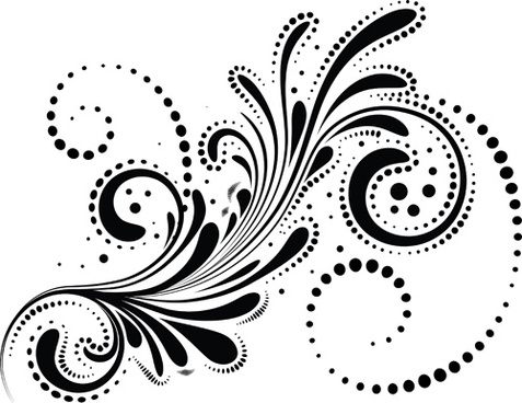477x368 Decorative Swirls Vector Free Vector Download