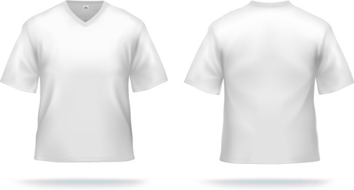 Vector T Shirt Template Free Vector Download 500x269 Vector T Shirt Template Free Vector Download