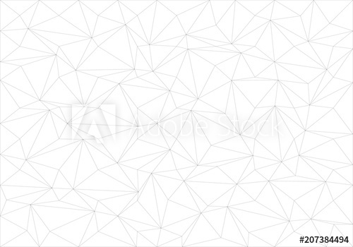 500x350 Abstract Black Line Thin Polygon Pattern On White Background