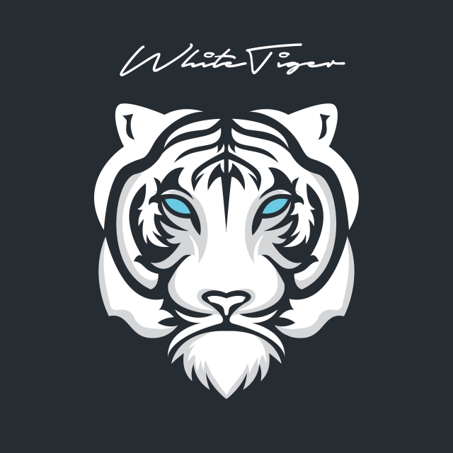 White Tiger Illustration Art, White Tiger, White Tiger 640x640 White Tiger Illustration Art, White Tiger, White Tiger