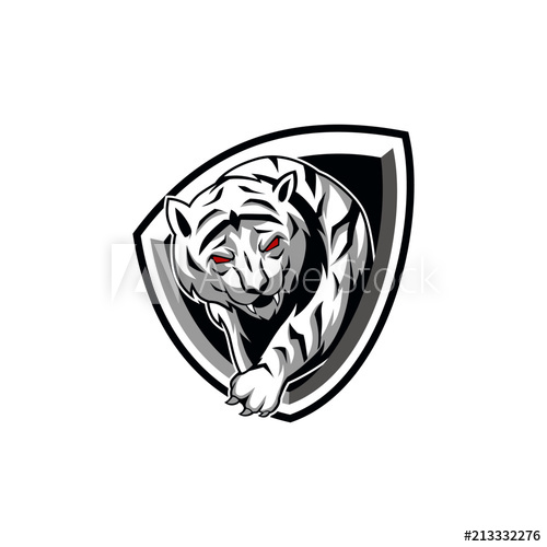 White Tiger Vector Illustration Esport Mascot Logo 500x500 White Tiger Vector Illustration Esport Mascot Logo