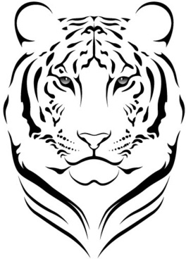 White Tiger Free Vector Download 264x368 White Tiger Free Vector Download