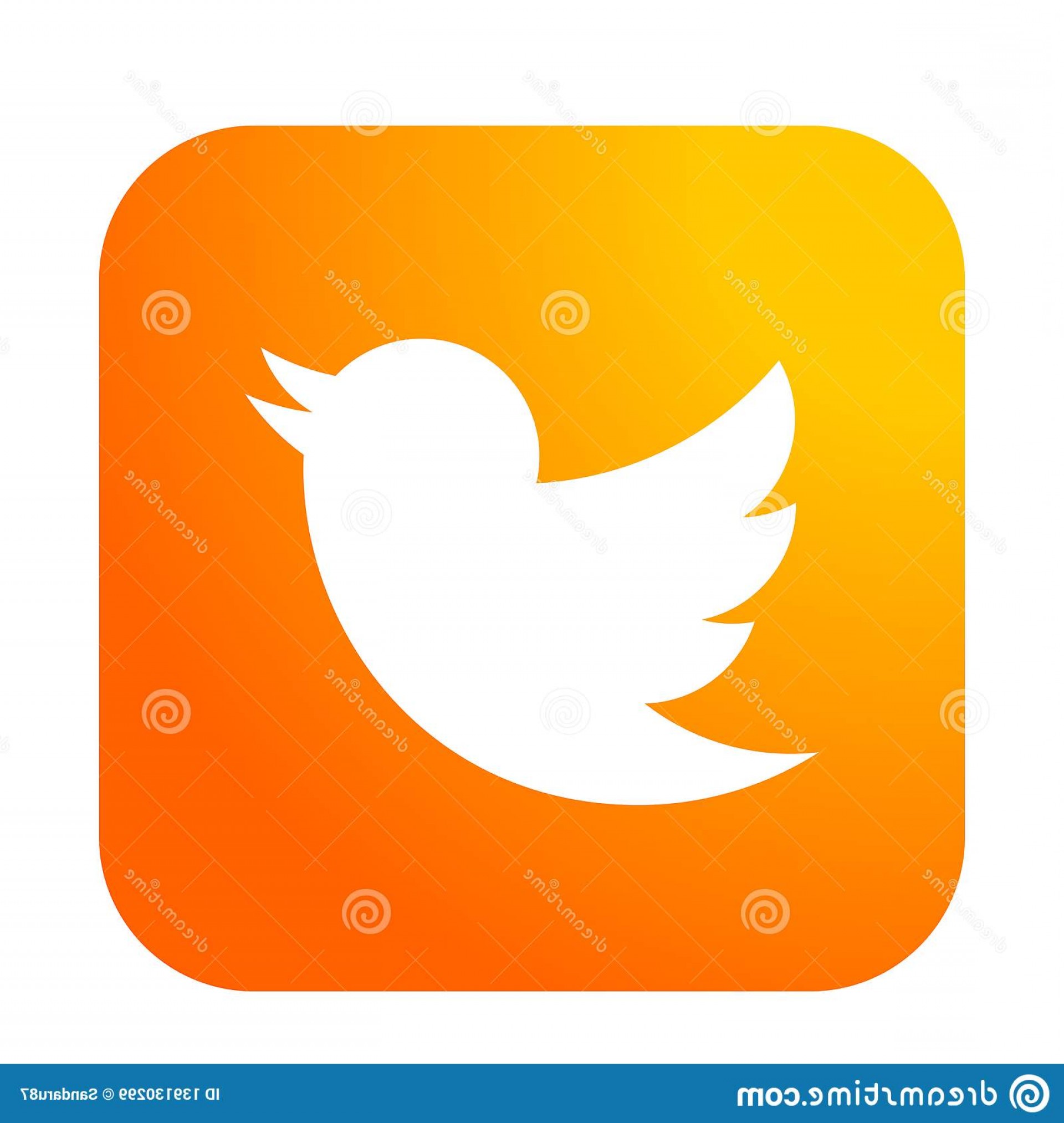 Twitter Logo Bird Icon Vector Orange Gold Element White Background 1920x2026 Twitter Logo Bird Icon Vector Orange Gold Element White Background