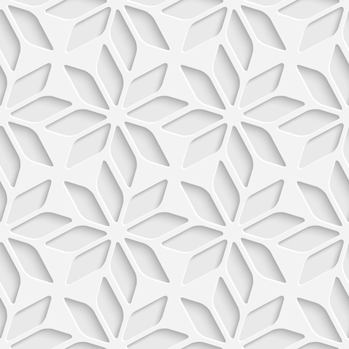 500x500 White Decorative Pattern Vector Background Free Download