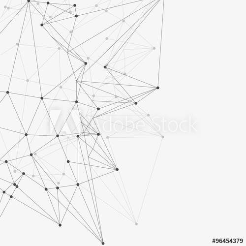 500x500 Abstract Triangles Space Low Poly White Background
