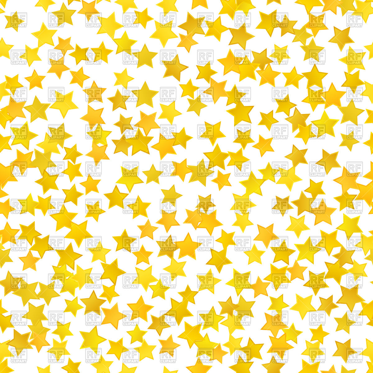 1200x1200 Abstract Yellow Star Background On White Vector Image