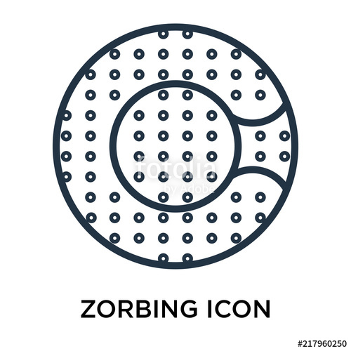 500x500 Zorbing Icons Isolated On White Background Modern And Editable