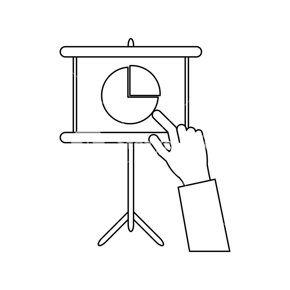 Businessman Hand Pointing Graphs On Whiteboard Vector Illustration 1000x1000 Businessman Hand Pointing Graphs On Whiteboard Vector Illustration