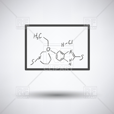 Icon Of Chemistry Formula On Classroom Whiteboard Vector Image 400x400 Icon Of Chemistry Formula On Classroom Whiteboard Vector Image