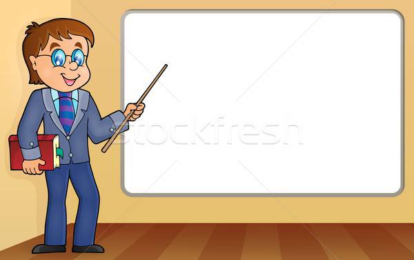 Man Teacher Standing 600x377 Man Teacher Standing