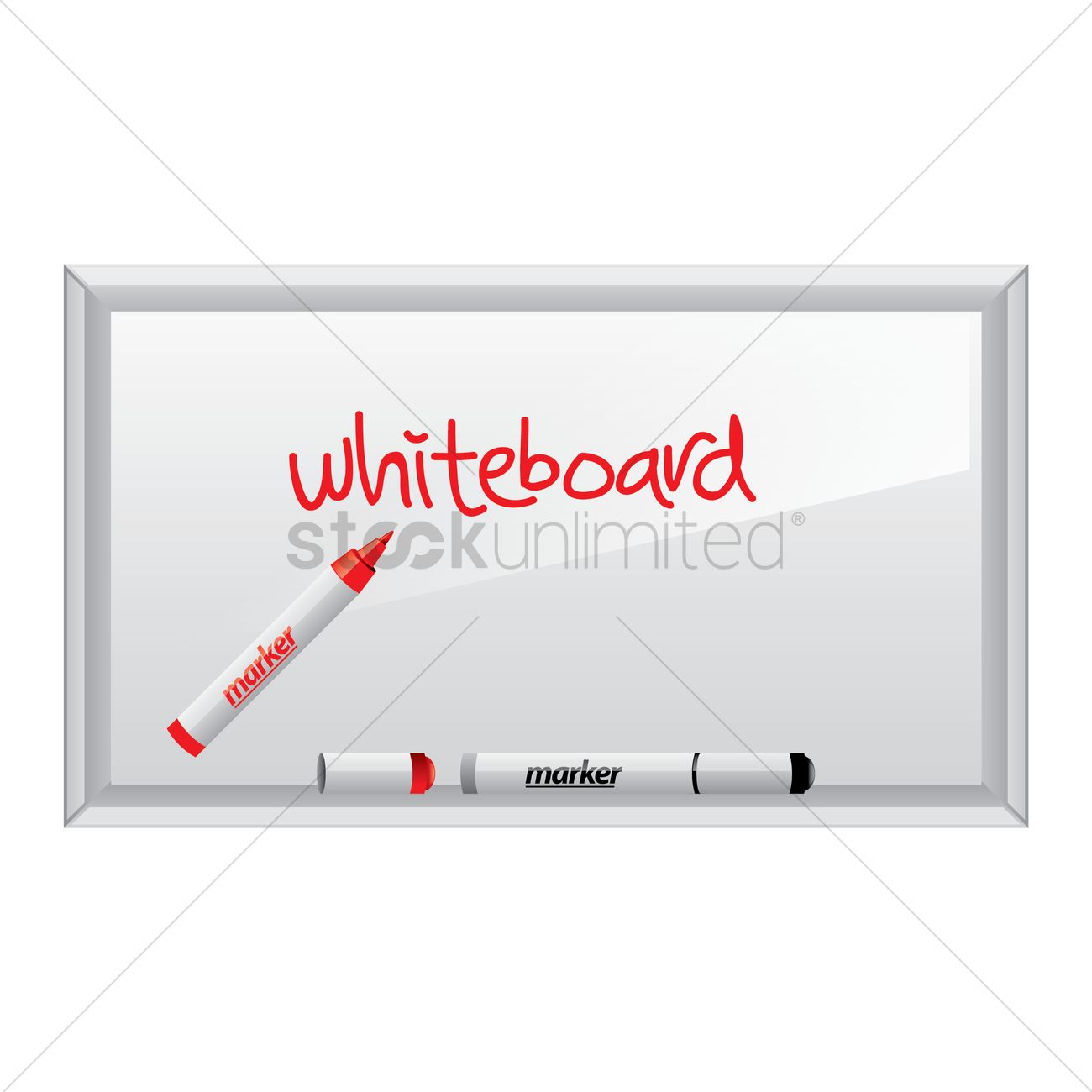 A Whiteboard With The Word Whiteboard Vector Image 1300x1300 A Whiteboard With The Word Whiteboard Vector Image
