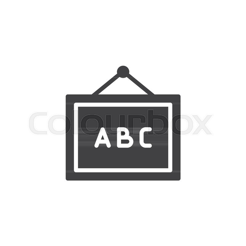 Abc Whiteboard Vector Icon Filled Stock Vector Colourbox 800x800 Abc Whiteboard Vector Icon Filled Stock Vector Colourbox