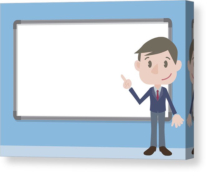 Young Boy Character Pointing Whiteboard, Vector Illustration 661x553 Young Boy Character Pointing Whiteboard, Vector Illustration