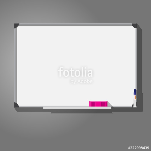 Blank Whiteboard Vector Flat Design Stock Image And Royalty Free 500x500 Blank Whiteboard Vector Flat Design Stock Image And Royalty Free